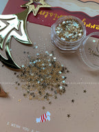 J58m59 Nail Art Sticker Elk Gift Box Gingerbread Man