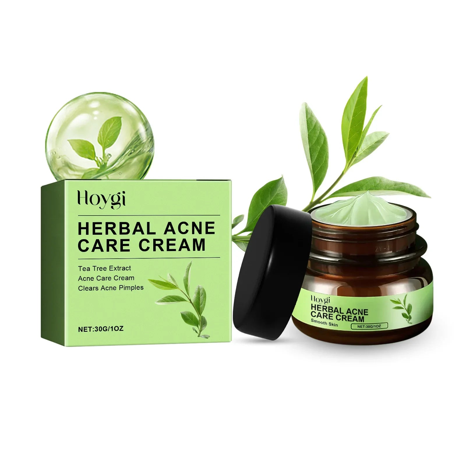 Acne Face Cream Pimple Treatment Oil Control Repair Redness Remove Blackhead Smooth Hydrating Moisturizing Pore Shrinking Serum