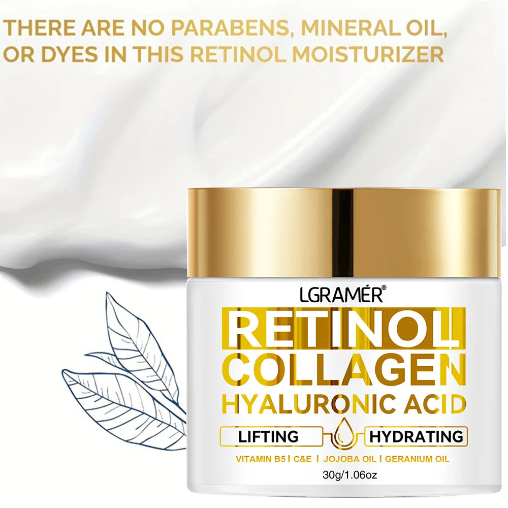 Retinol Face Cream Moisturizing Repairing Nourishing Smooth Wrinkles Firming Lifting Collagen Skin Care Cosmetic Products