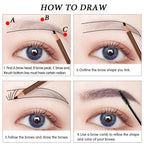 Eyebrow Pencil Waterproof Eyebrow Enhancers Long Lasting Brow  Cosmetics Professional Makeup Brow Lift Feather Eyebrow Pencil