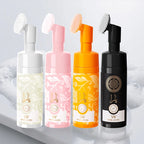 Facial Cleansing Mousse with Brush Head,Oil Control Pores Decontamination Face Cleaner,Mild Hydration Soothing Purifying Foam