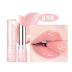 Cute Pink Moisturizing Jelly Lipstick - Temperature Change Lip Balm with Long Lasting Nourishment for Lip Care Lip Gloss