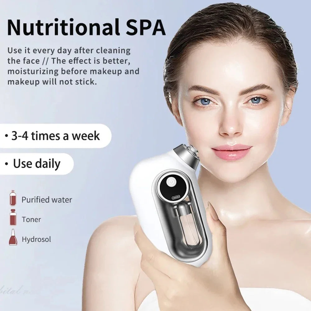 Facial Skin Moisturizing Mist Sprayer Airbrush Facial Deep Cleaning Oxygen Injector Sprayer Cordless Air Brush Compressor