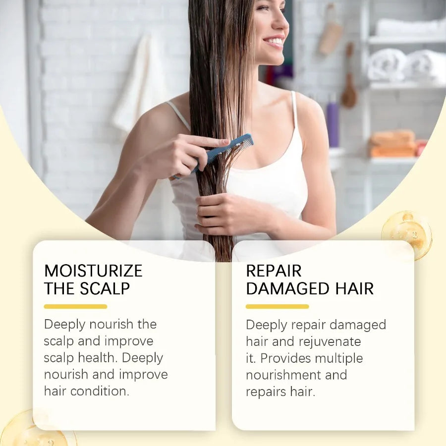 Hoegoa Batana Hair Care Oil Moisturizes Hair Strands Strengthens Hair And Naturally Fluffs And Smoothes Hair Care Oil