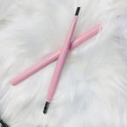 Eyebrow Pencil Waterproof Natural Long Lasting Smooth Blendable High Pigment Brow Pencil Eye Makeup Pink Box Custom Logo 10pcs