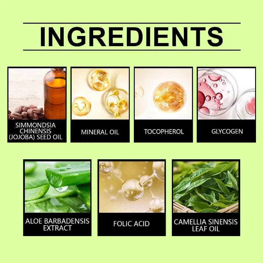 OUHOE Hair Care Tea Tree Essential Oil Improves Dry Split Ends And Nourishes Hair LeaveIn Essential Oil