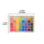 Halloween 40-color eyeshadow palette - Makeup color harmony, rainbow tones, glitter, powder texture, pearl, makeup, shiny