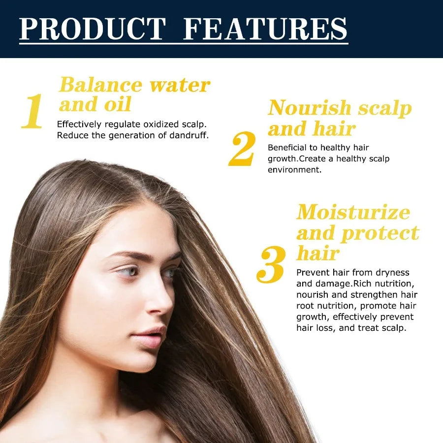 WestMonth Scalp Treatment Essence Spray Hair Care And Repair Damaged Hair Follicle Hair Root Treatment Spray