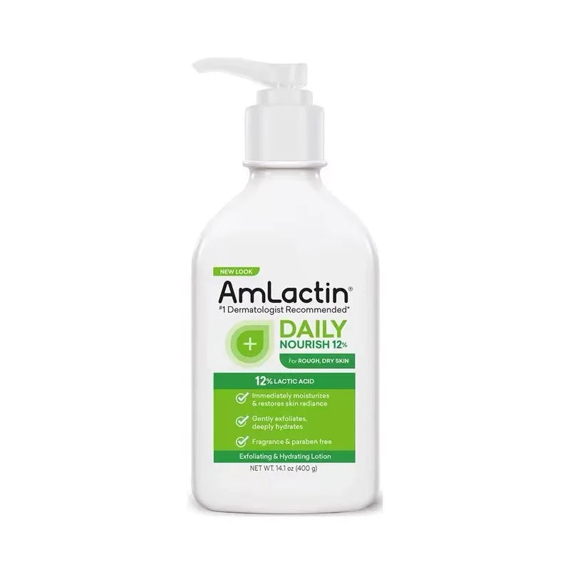 AmLactin Daily Moisturizing Body Lotion Nourish Lotion Hydrating Intensive Healing Nourish Lotion Smoothes Rough Dry Skin