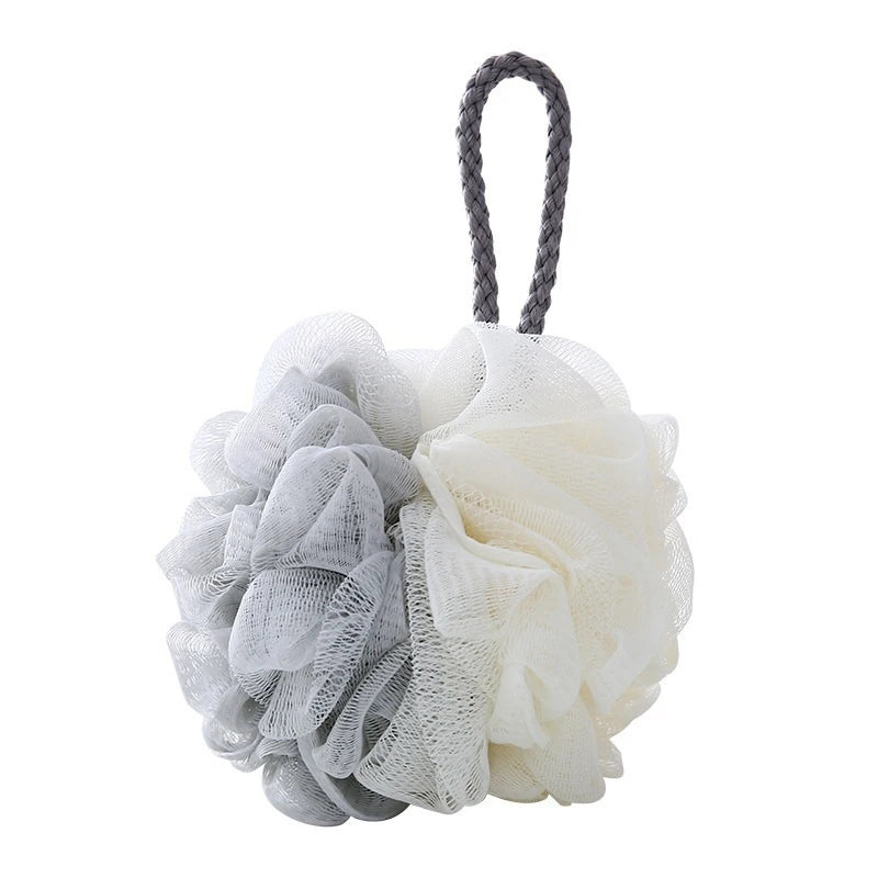 Soft Mesh Bath Lace Balls Skin Cleaning Brush Shower Puff Body Cleaner Exfoliating Scrubbers Bath Flower Bathing Accessories