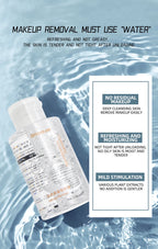 Portable makeup remover, gentle and non-irritating, deep cleansing and moisturizing