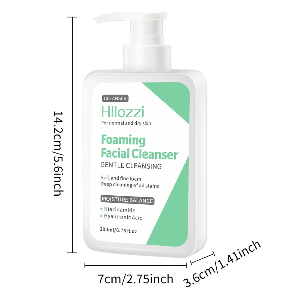 Men's facial cleanser, moisturizing, refreshing and clean skin, summer skin care products, oil control, blackhead removal