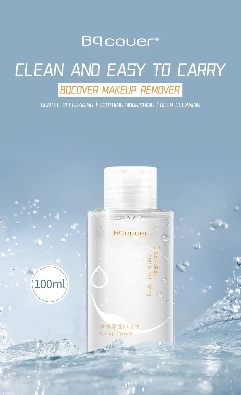 Portable makeup remover, gentle and non-irritating, deep cleansing and moisturizing