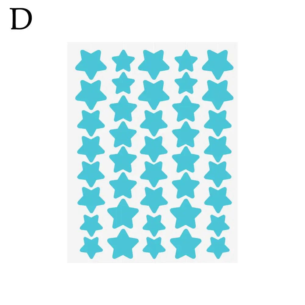 40pcs Pimple Patches Colorful Star-Shaped PE Pimple Patches For Ance Cute And Invisible Pimple Cover Stickers for Pimple Removal