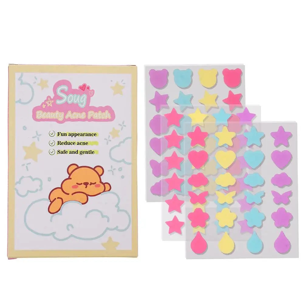 Pimple Patches For Face Colorful Invisible Hydrocolloid Acne Patches Face Spot Care Tool Beauty Beauty Skin Makeup Stickers