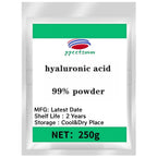 High content 99% Cosmetic raw materials Hyaluronic acid powder anti-wrinkle and Anti-aging,Moisturizing,free shippin