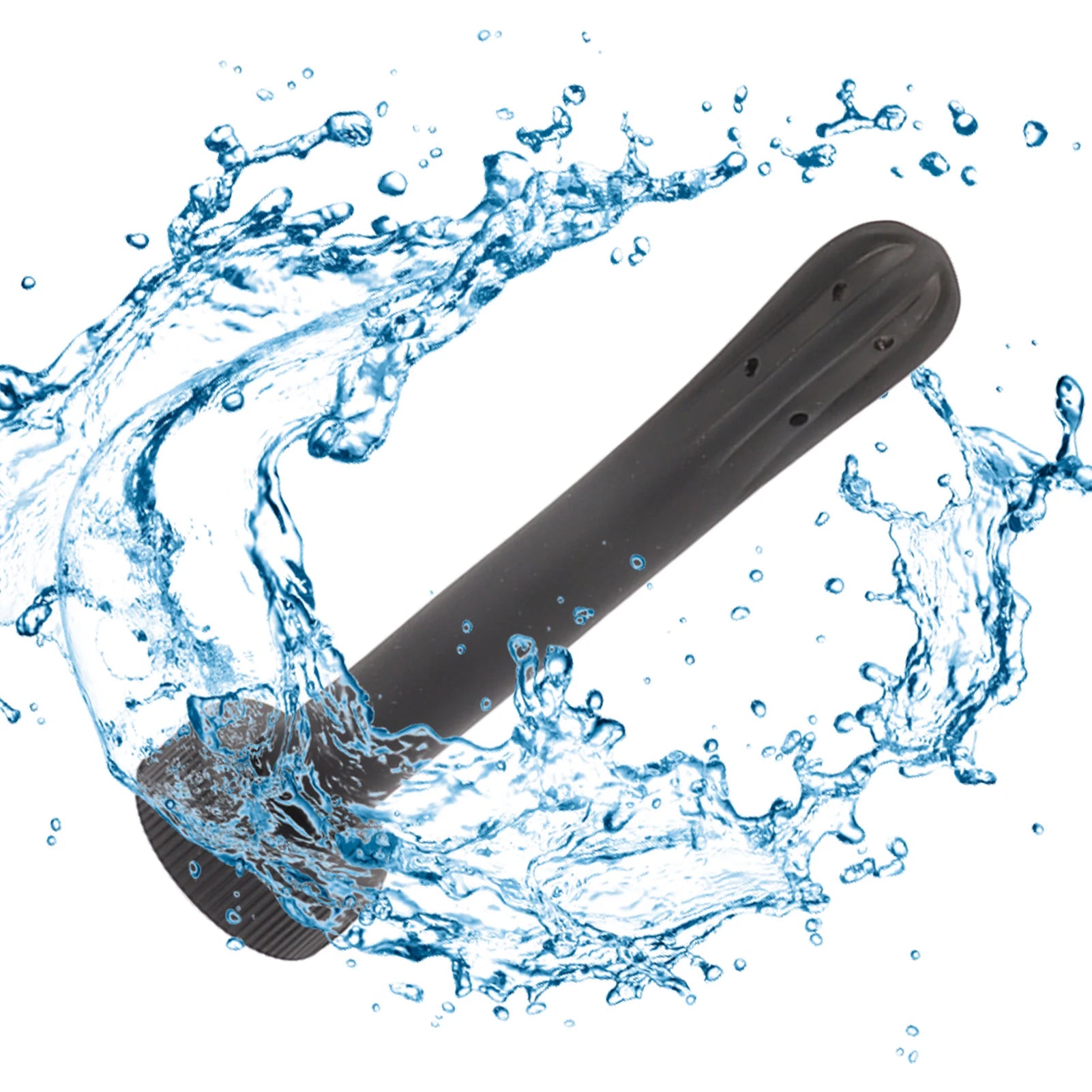 Enema Bottle Nozzle Portable Douche Bottle Plug Skin Friendly Convenient Lid Threaded Connection Silicone for Vaginal Cleaning