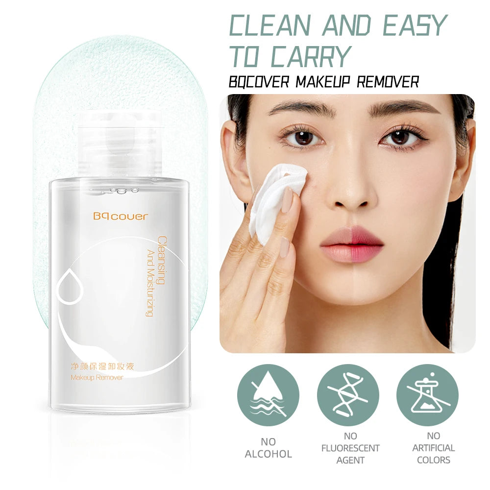 Portable makeup remover, gentle and non-irritating, deep cleansing and moisturizing
