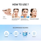 Hyaluronic Acid Hydrating Water Gel/Moisturizing Facial Cream Daily Face Moisturizer for Dry Skin Improve Dryness 50g