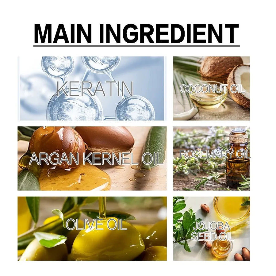 WestMonth Keratin Repair Hair Mask Moisturize And Repair Hair Ends Split Improve Dry And Frizz Hair Care Mask