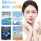 600PCS High-end Pimple Invisible Ultra-thin And Breathable Pimples Patch Cartoon Acne Patch Cute Cat Shaped Acne Dots Patches