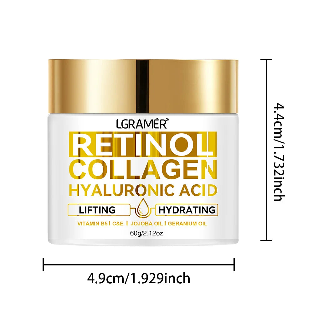 Retinol Face Cream Moisturizing Repairing Nourishing Smooth Wrinkles Firming Lifting Collagen Skin Care Cosmetic Products