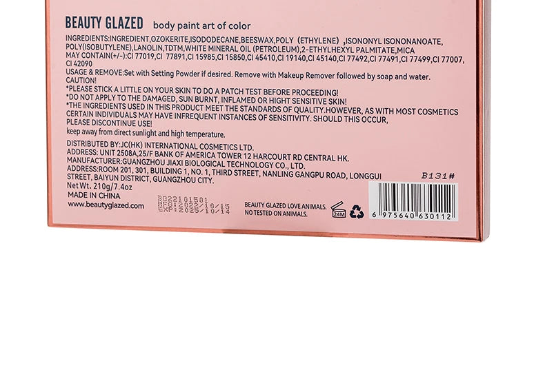 Halloween Face&Body Paint Tray,Rainbow Colorful Oil-Soluble Face Makeup Painting Palette for Festivals,Parties&Butterfly Makeup