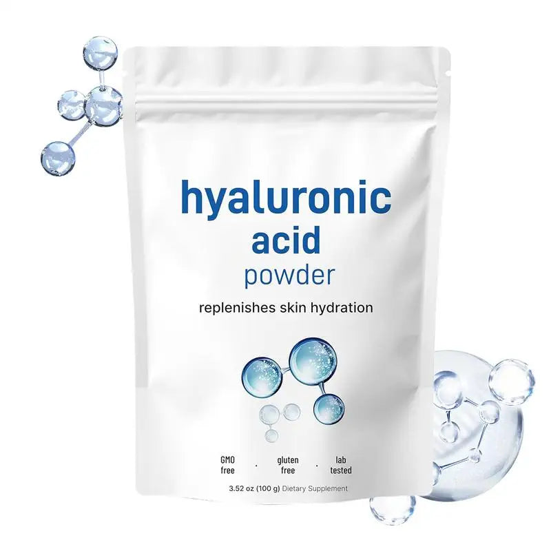 100g Hyaluronic Acid Powder, Deep moisturizing ,Moisturizing and Whitening,top Cosmetic Ingredients Anti-aging Food Grade