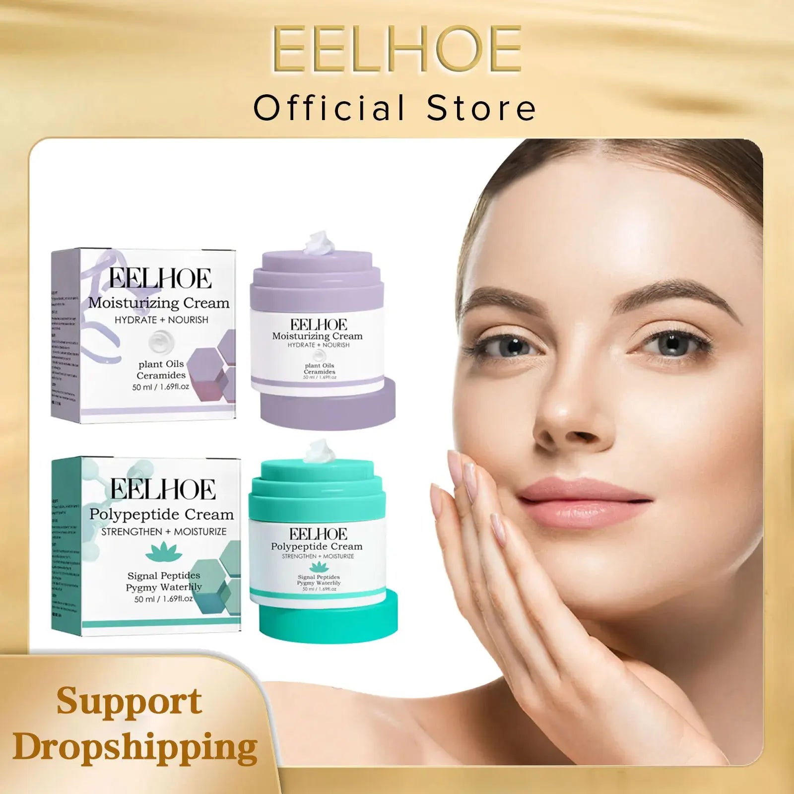 Hydrating Face Cream Firming Anti Wrinkle Brightening Dark Spots Moisturizing Anti-Aging Skin Care Whitening Tightening Cream