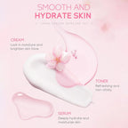5/3pcs/Set Sakura Skin Care Sets Face Cream Serum Toner Facial Cleanser Sunscreen Eye Cream Gift Box Face Skin Care Set Product