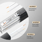 Mascara moisturizes and thickens dark and curly lashes and eyebrows naturally beautiful nourishing and repairing mascara