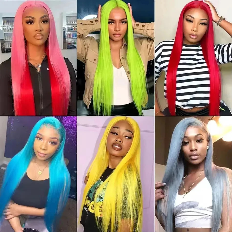 30 Inch Straight Human Hair Wigs Blonde 613 Human Hair Wigs 13x6 HD Lace Frontal Wig 250 Density Brazilian Pre Plucked Hair Wig