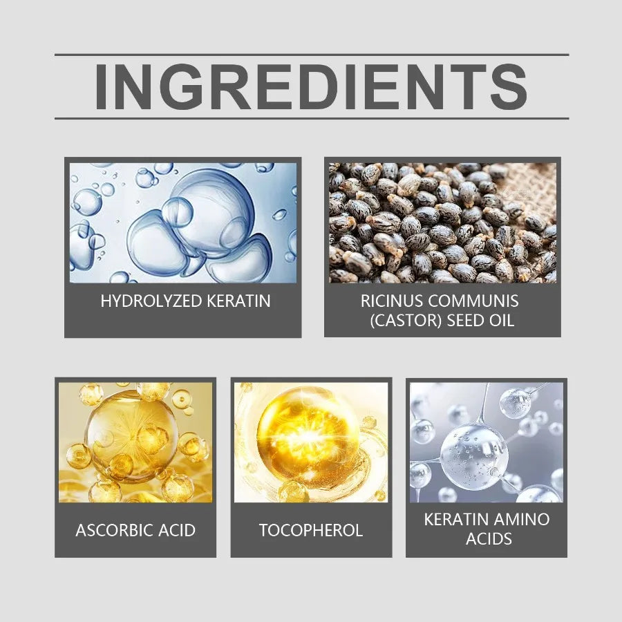 WoodSleep Black Castor Hair Care Oil Nourishes Hair And Scalp Smoothing Repair Perm Essence Hair Care Oil