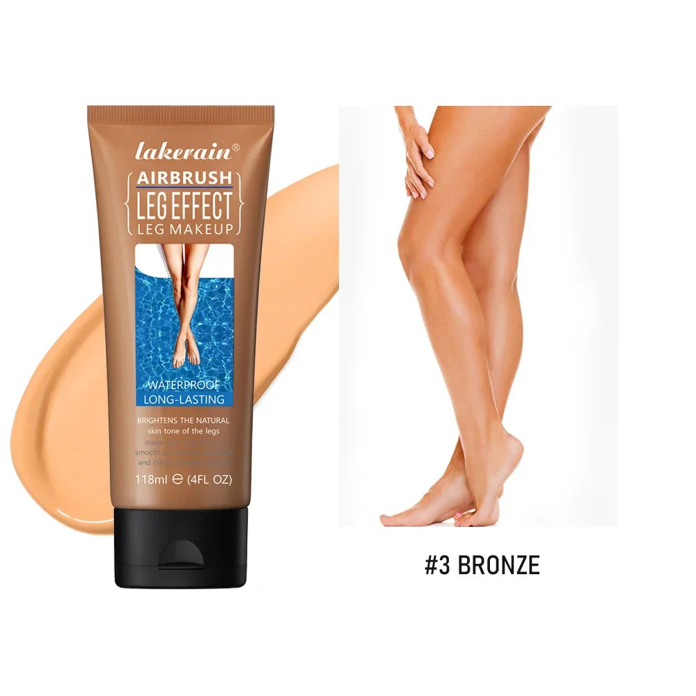 Wholesale Leg Makeup Lotion Even Skin Tone Body Foundation Waterproof Longlasting Body Tanning Cream Medium Bronze Leg Cosmetics