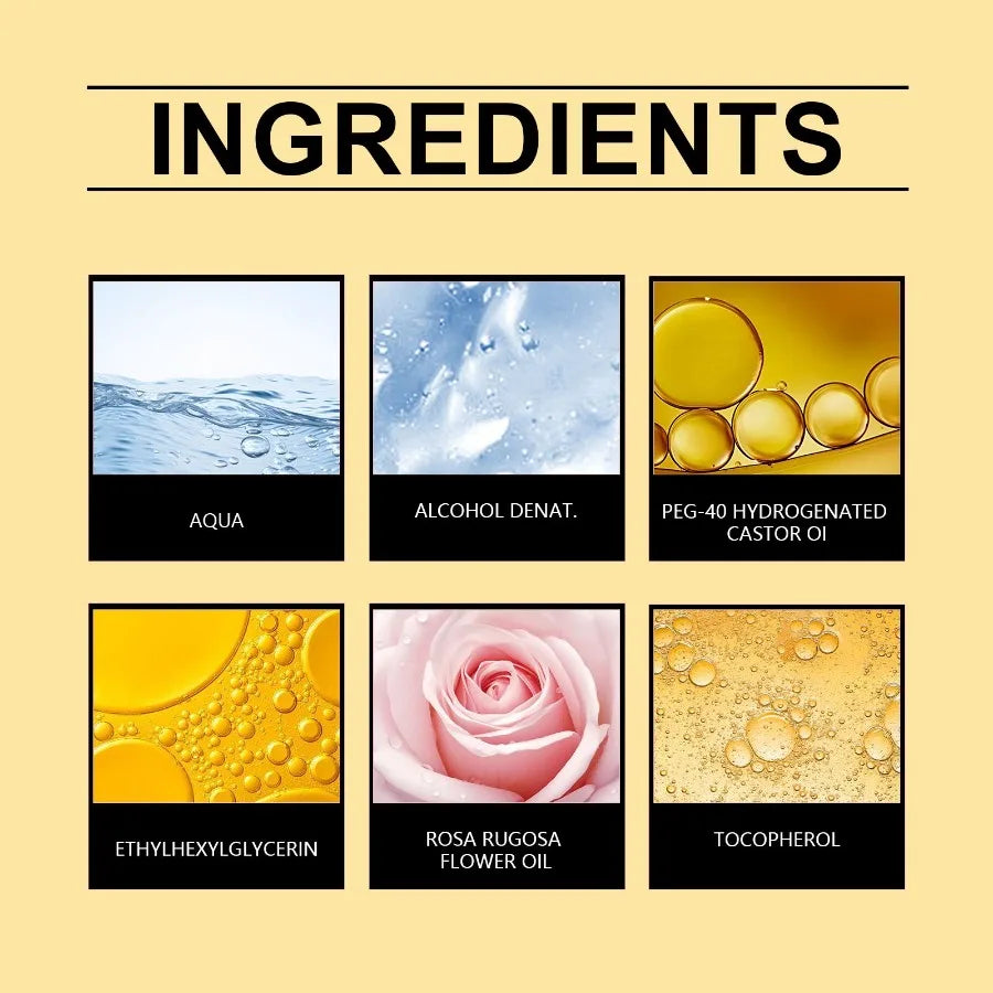 Roxelis Perfume Hair Care Essential Oil Spray Soft Care Hair Moisturizing Smooth Moisturizing Hair Luster Care Hair