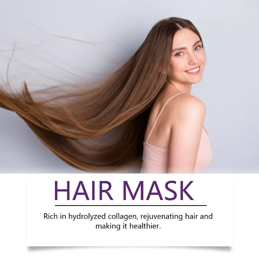 Hoegoa Moisturizing Hair Mask Repair Dry And Smooth Improve Frizz Nourish And Moisturize Hair Care Mask