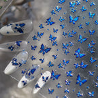 Halloween 5D Nail Art Stickers Sweet Pink Heart-Shaped Pumpkins Black Cat Bat Flocks Ghosts Skeleton Manicure Decal for Girls