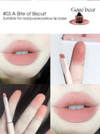 Light sweet and soft fog lipliner outlines the lip shape, lasting, not easy to fade, not take off makeup, nude pink lip liner