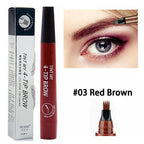 4 Point Eyebrow Pencil Maquillajes Para Mujer Waterproof Liquid Eyebrow Pen Makeup Long Lasting Cosmetic Microblade Brow Pencil