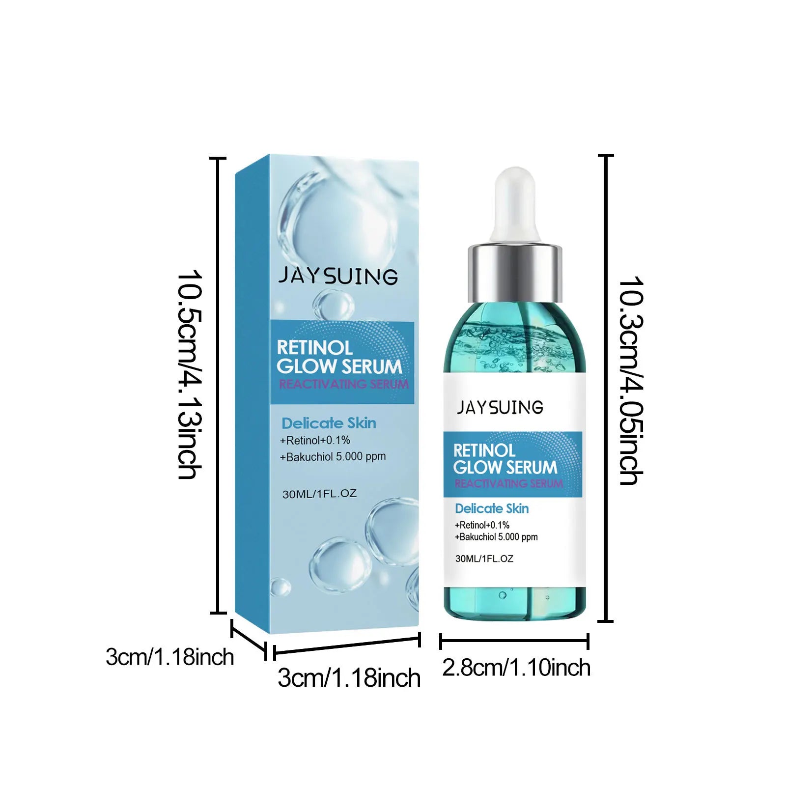 Retinol essence, lightens fine lines, firms, anti-wrinkle and brightens the skin, effectively improves facial skin hydrating and
