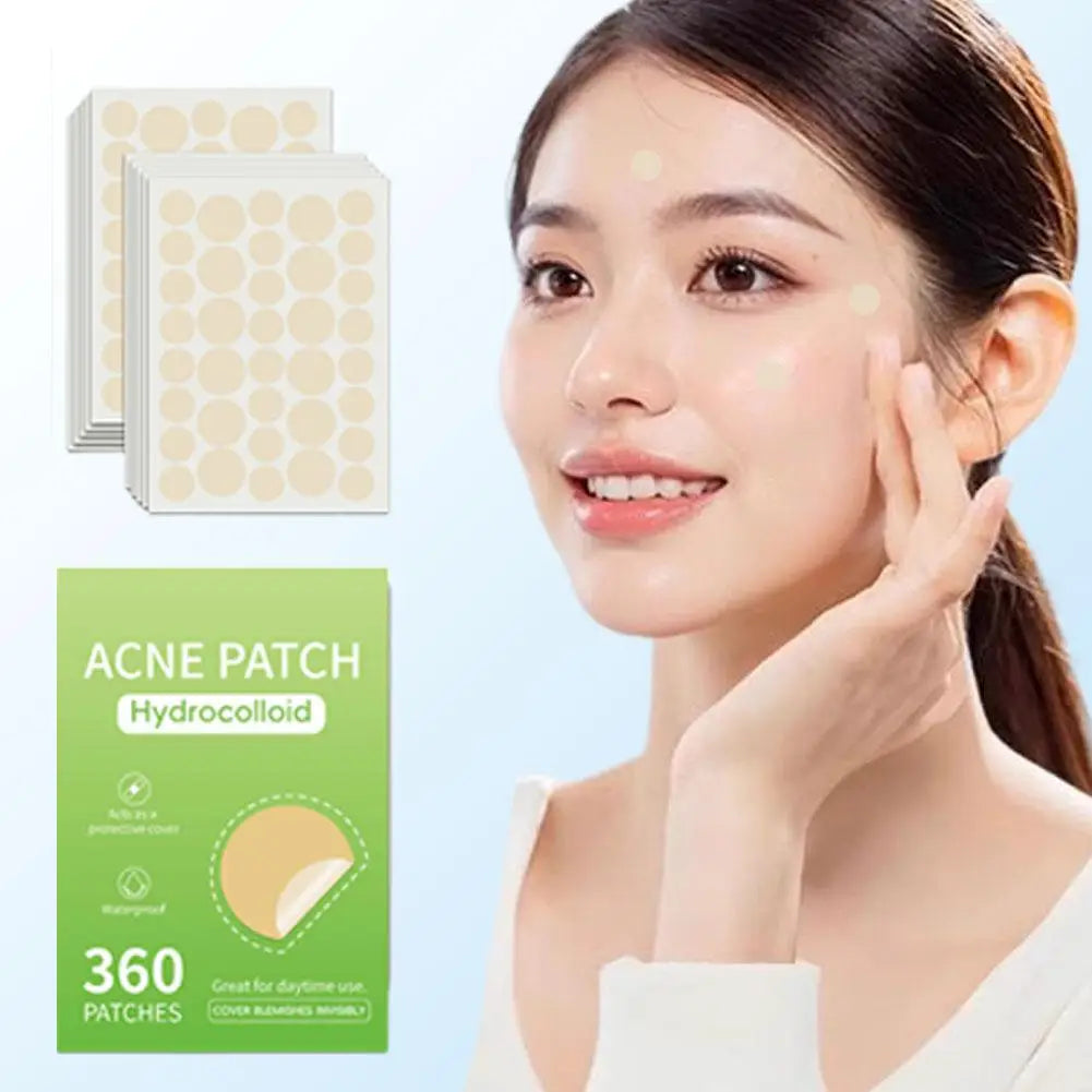 262/360Pcs Cute Colorful Pimple Patches Acne Treatment Stickers Invisible Acne Cover Face Spot Pimple Patch Skin Care Makeup