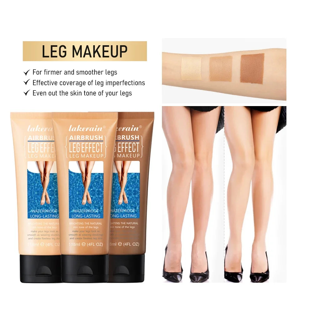 Wholesale Leg Makeup Lotion Even Skin Tone Body Foundation Waterproof Longlasting Body Tanning Cream Medium Bronze Leg Cosmetics