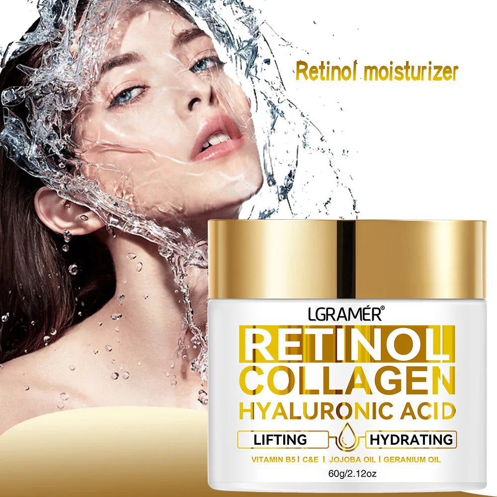Retinol Face Cream Moisturizing Repairing Nourishing Smooth Wrinkles Firming Lifting Collagen Skin Care Cosmetic Products