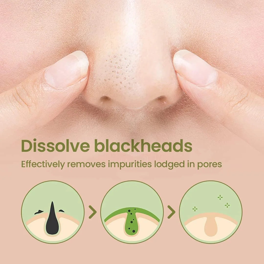 Korean Skincare Products BEPLAIN Mung Bean Pore Serum,Deep Cleansing Foam,facial Pore Remover Clay Mask and Makeup Remover Oil