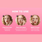125pcs pimple patches are gentle and non-irritating, and they can cover pimples and blemishes