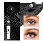 7D mascara waterproof and easy to remove makeup, no smudging and no makeup removal, slender and curled thick mascara
