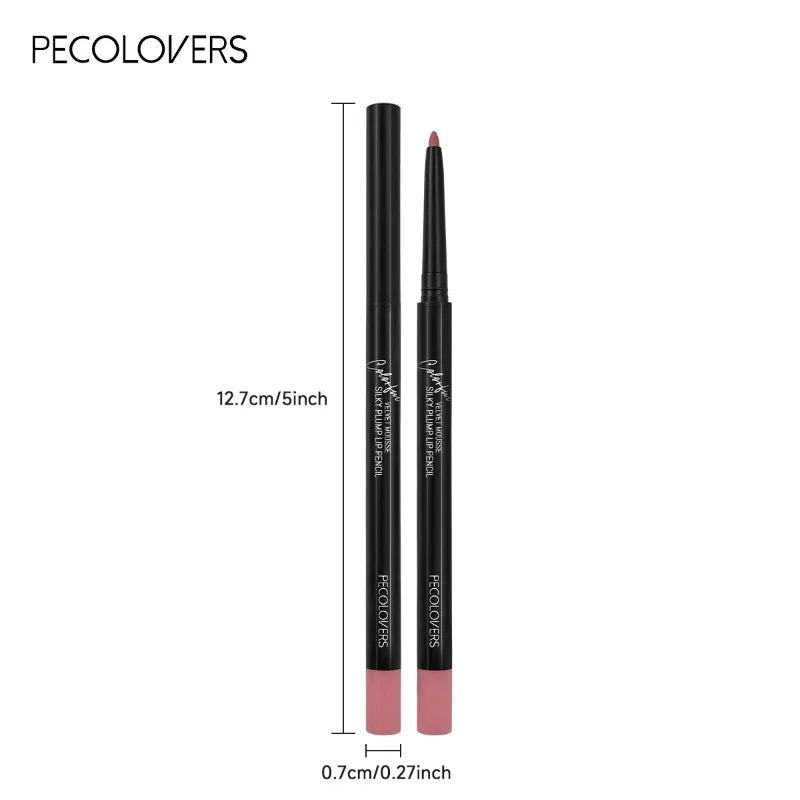 12-Color Matte Lipliner - Waterproof, Moisturizing, Long-Lasting & Non-Stick, Perfect for All Skin Types