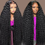Lafino Glueless Wigs 13x4 Lace Frontal Curly Human Hair Wig Deep Wave Lace Front Wig 13x6 Water Wave Lace Front Wig Wear And Go