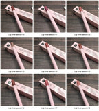 Lip Liner Pencil Private Label Cosmetics Waterproof Matte Pink Lipliner Pen Kissproof Long Lasting Beauty Makeup Bulk 100pcs