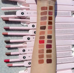 Lip Liner Pencil Private Label Cosmetics Waterproof Matte Pink Lipliner Pen Kissproof Long Lasting Beauty Makeup Bulk 100pcs